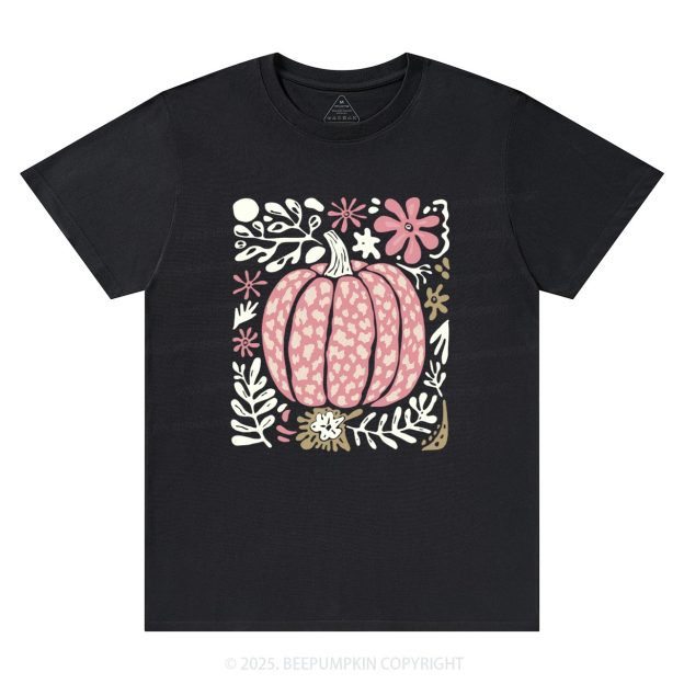 Leopard Pink Pumpkin T-Shirts Beepumpkin