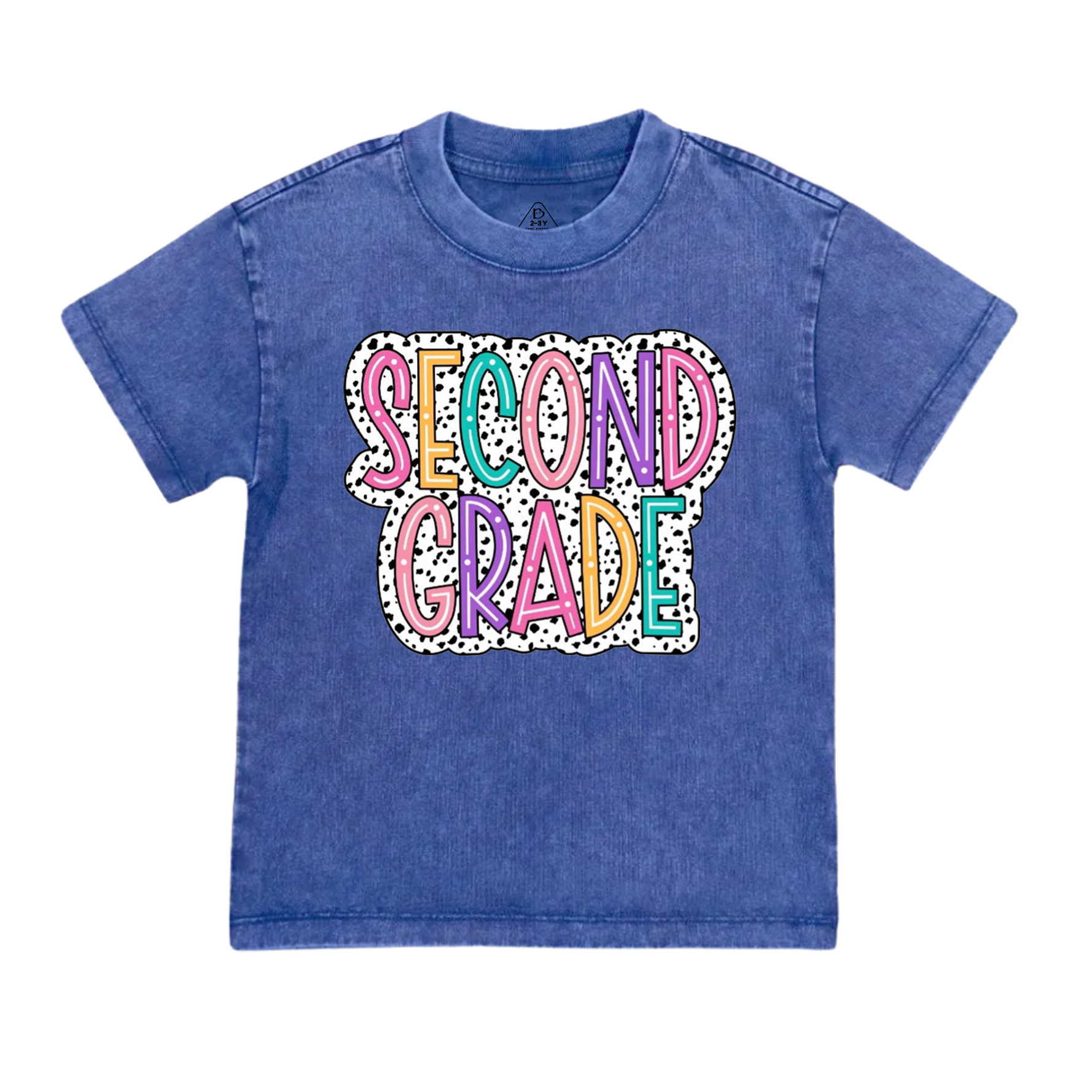 Personalized School Grade Toddler&Kids Washed Tees