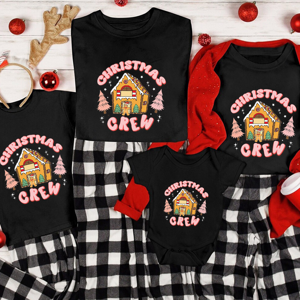 Christmas Gingerbread Crew Family Matching Shirt