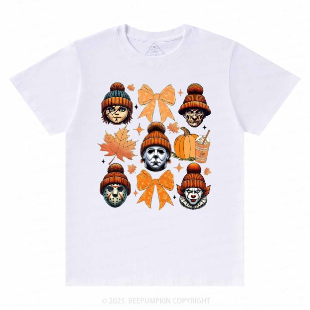 Fall Vibes Horror T-Shirts Beepumpkin 