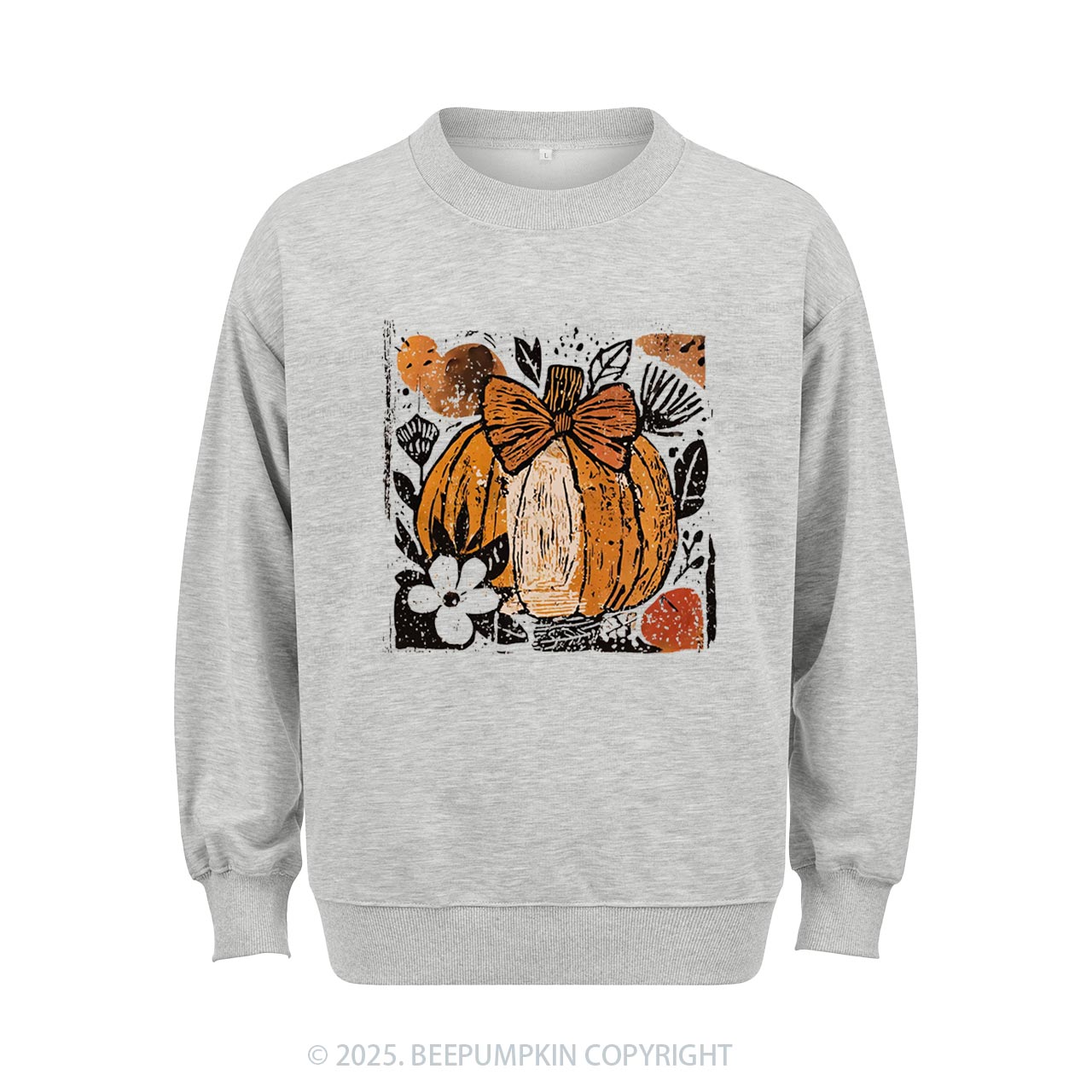 Pumpkin Boho Floral Sweatshirt Beepumpkin