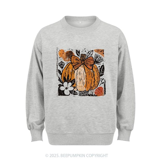 Pumpkin Boho Floral Sweatshirt Beepumpkin