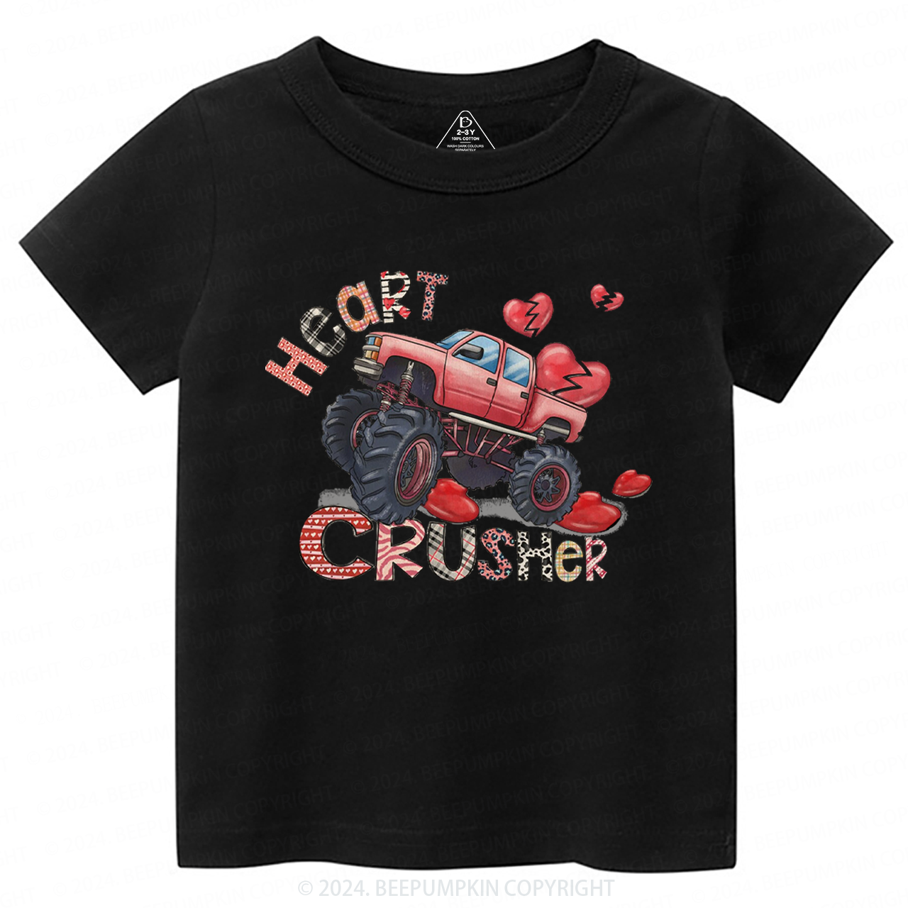 Heart Crusher Toddler&Kids Tees Beepumpkin