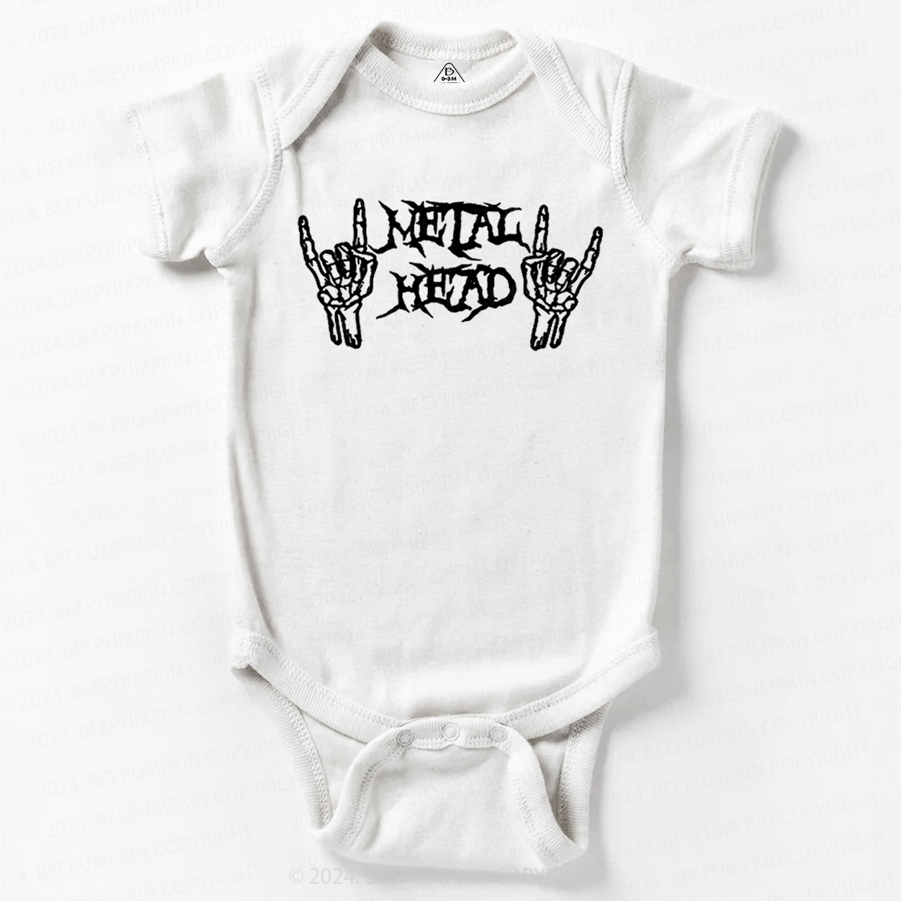 Metal Head Heavy Metal Baby Bodysuits 8