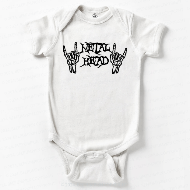 Metal Head Heavy Metal Baby Bodysuits 8