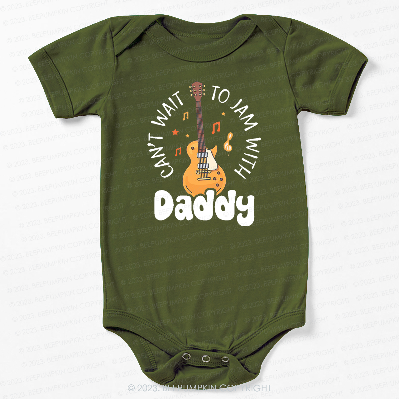 Can't Wait To Jam With Daddy Bodysuit For Baby
