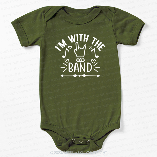 I'm With The Band Bodysuit For Baby
