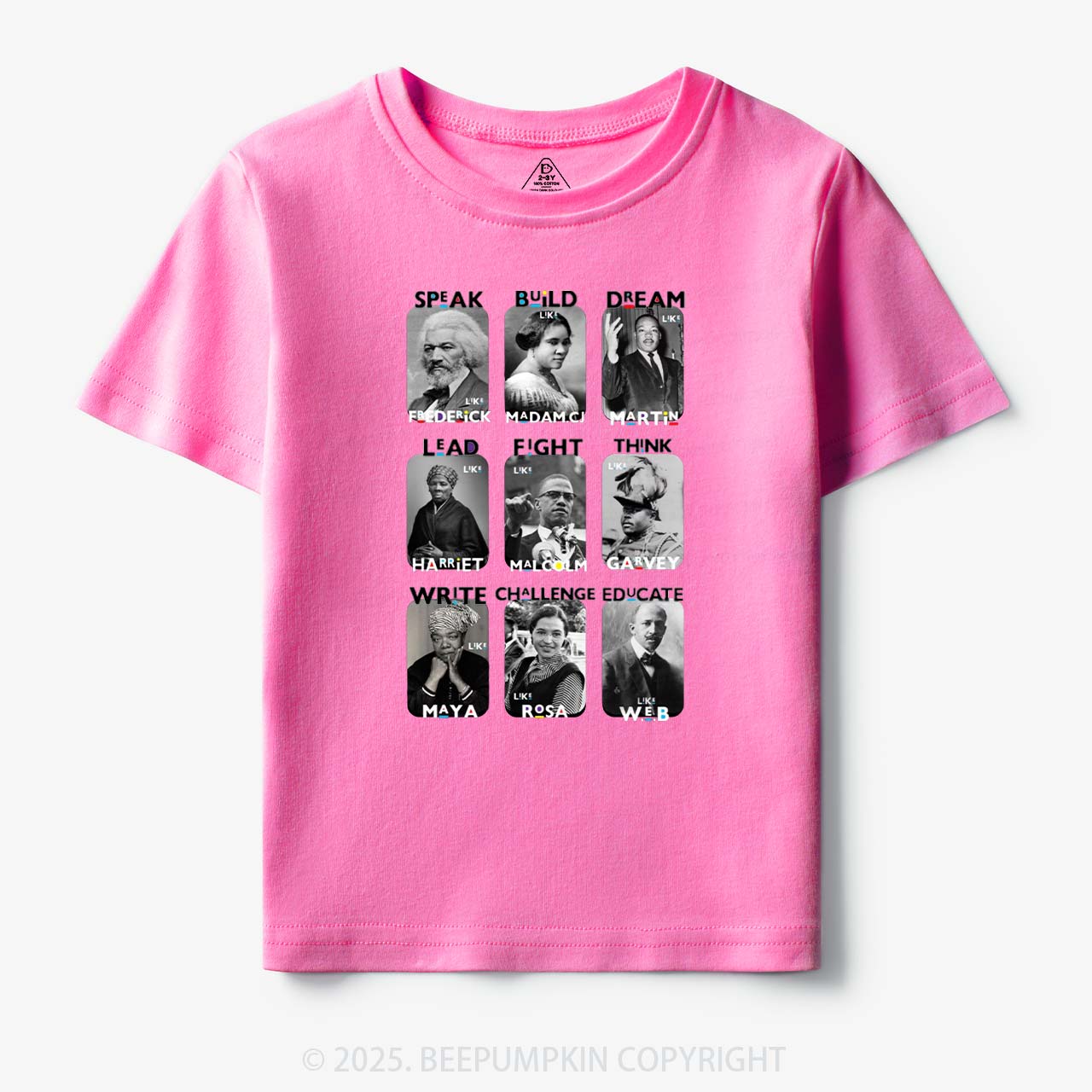 Inspired By Black History Toddler&Kid's Tees Beepumpkin