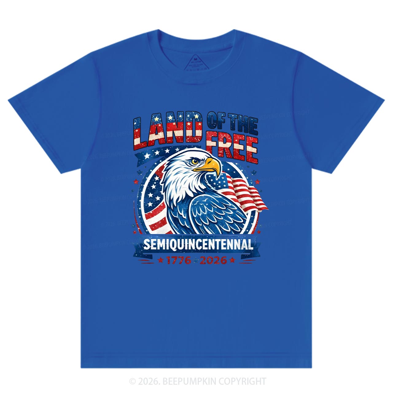 Patriotic Land Of The Free America 250 T-Shirts