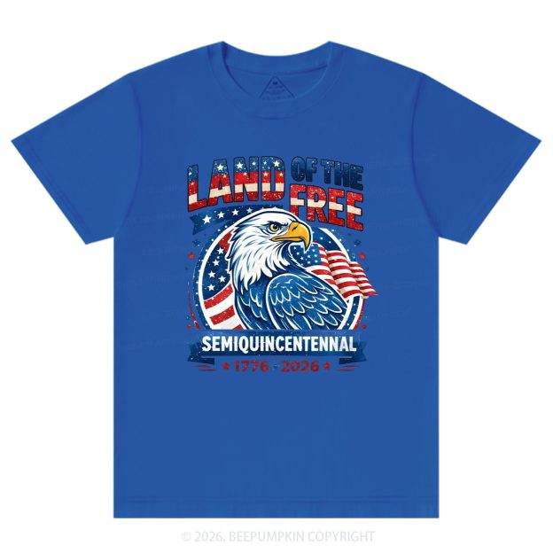 Patriotic Land Of The Free America 250 T-Shirts