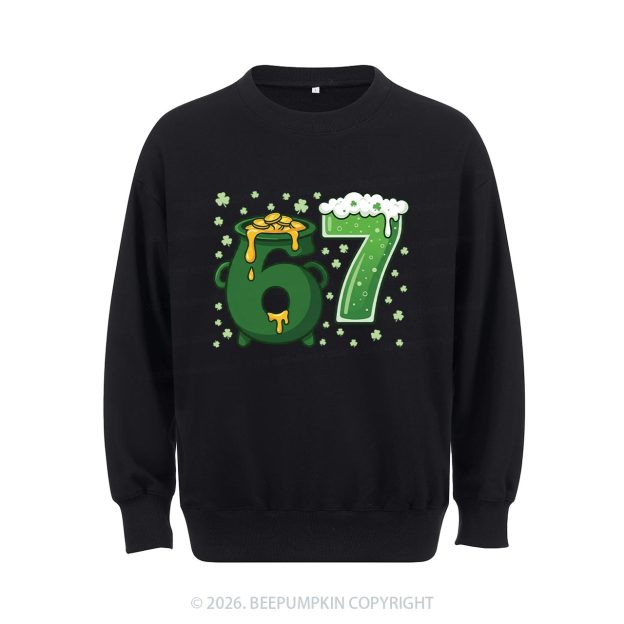 Six Seven St Patrick's Day Aldult Sweatshirt