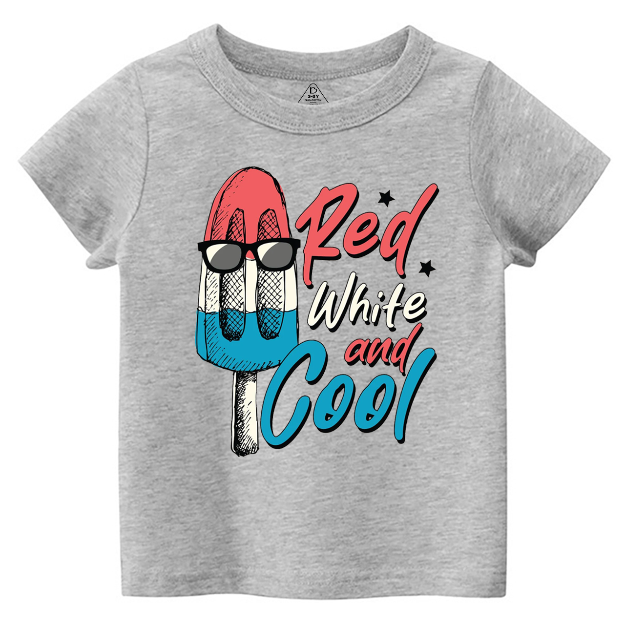 Red, White And Cool Toddler&Kid's Tees Beepumpkin 