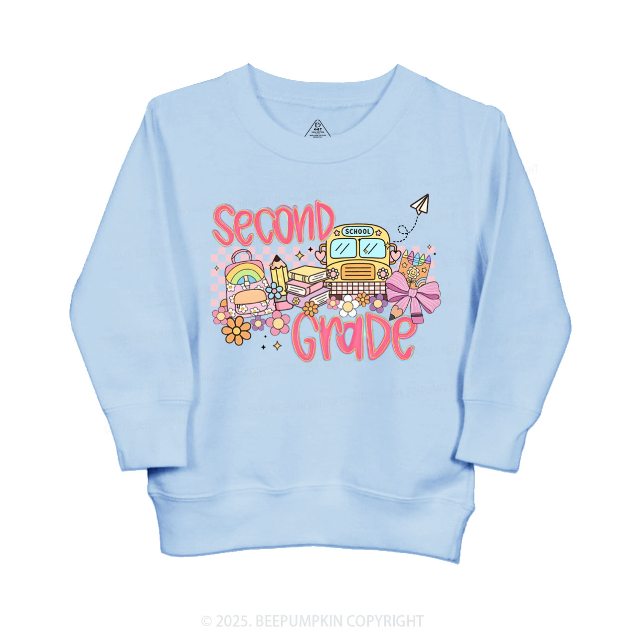 Personalized Happy School Journey Kid's Sweatshirt