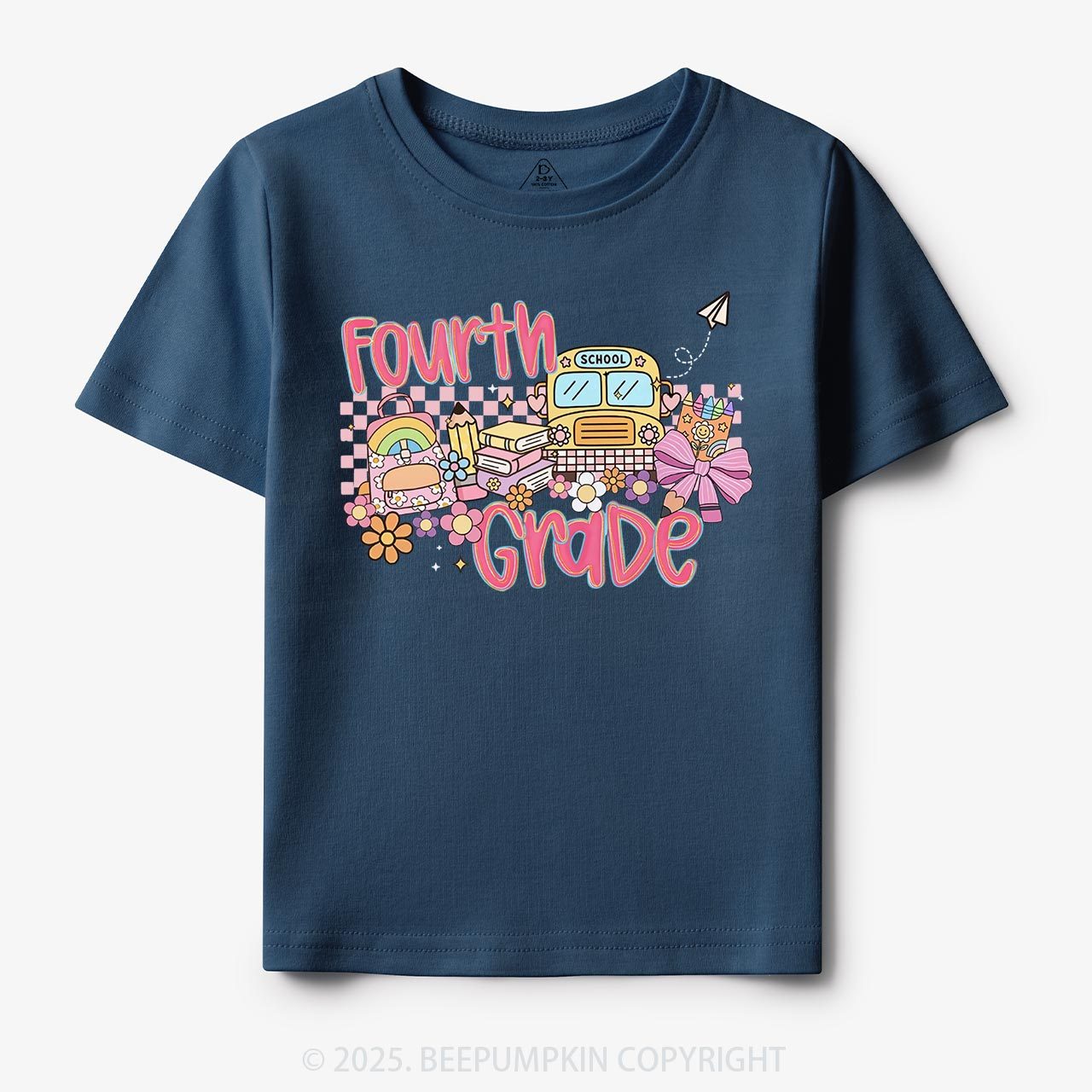 Personalized Happy School Journey Toddler&Kid's Tees Beepumpkin