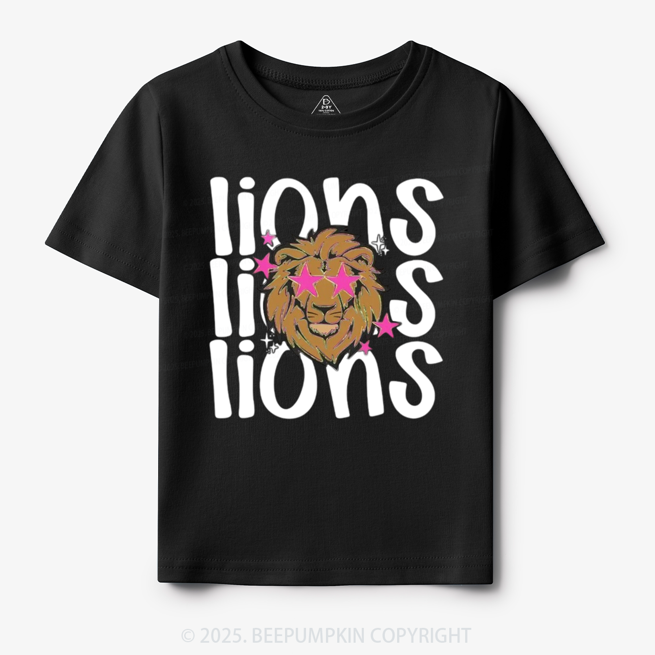 School Mascot Lions Toddler&Kid's Tees Beepumpkin