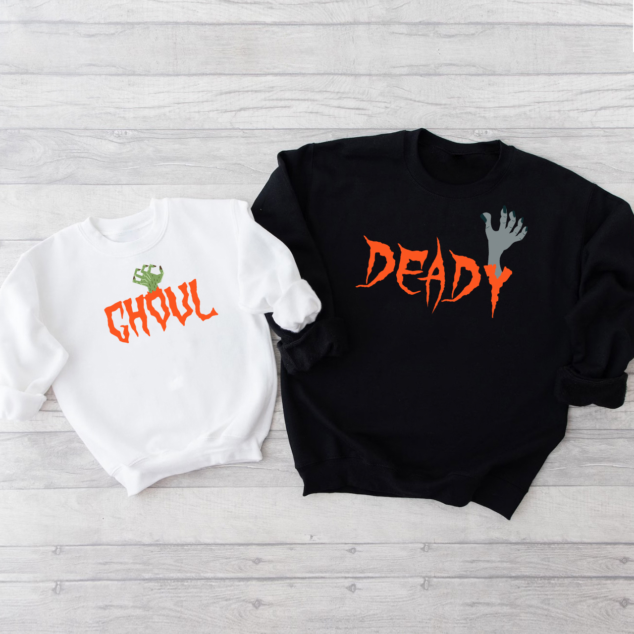 Funny Trick Or Treat Party Halloween Matching Sweatshirt