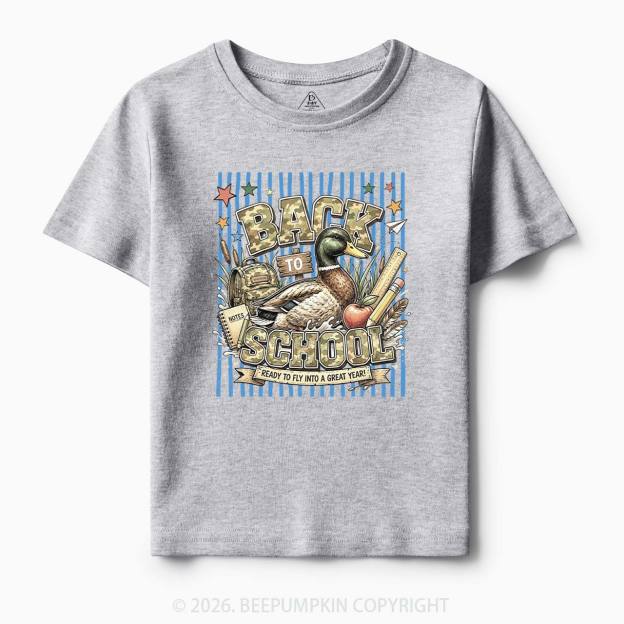 Mallard Duck Back To School Toddler&Kid's Tees