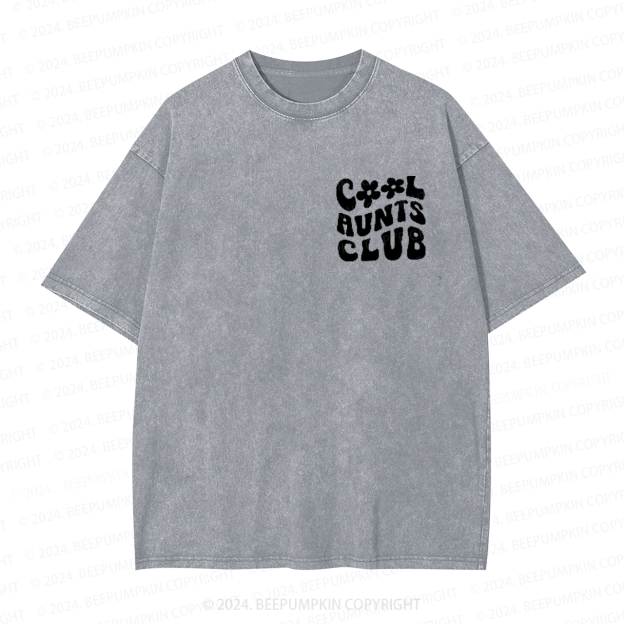  Cool Aunts Club Aunt Washed Tees
