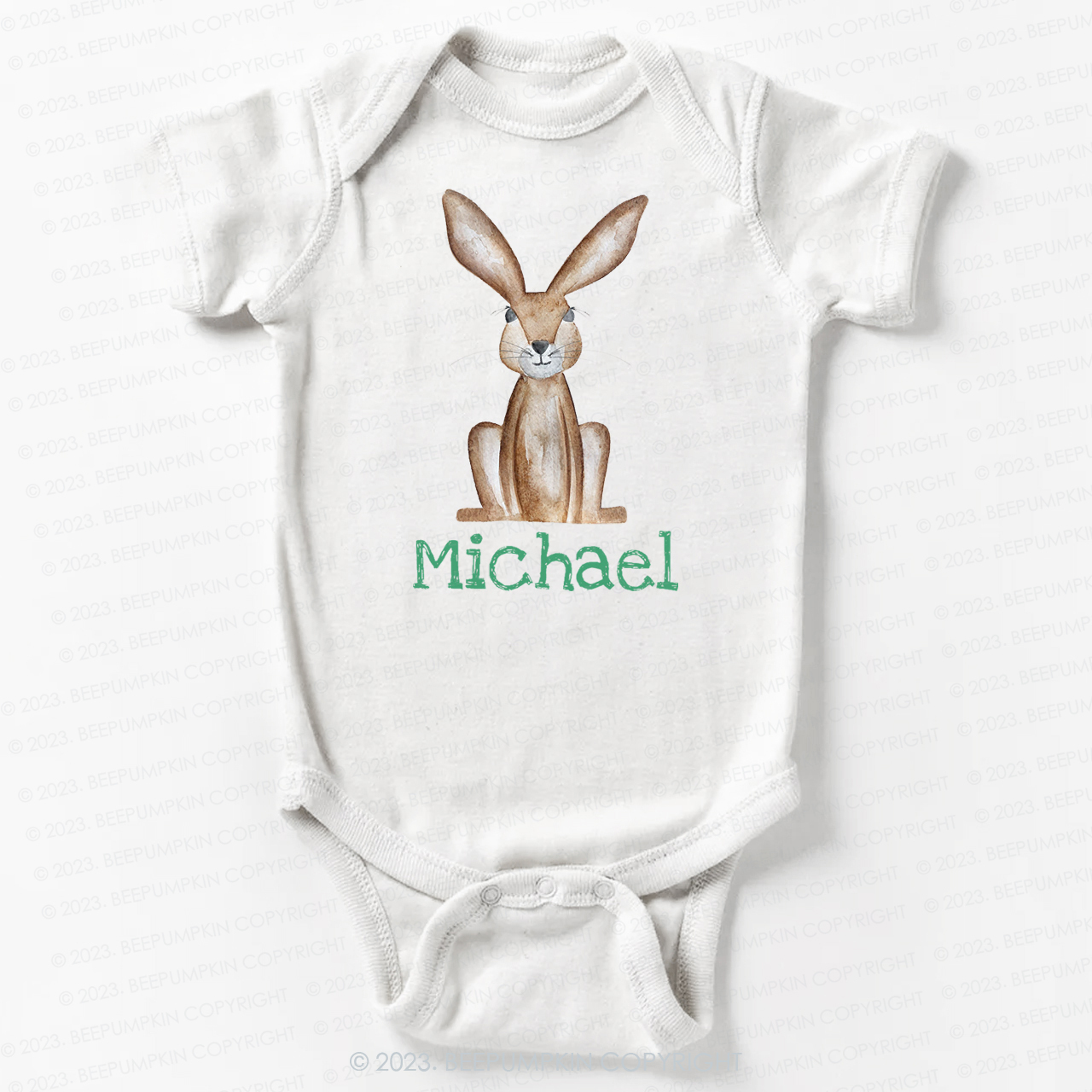 Personalized Easter Cute Bunny Bodysuit For Baby