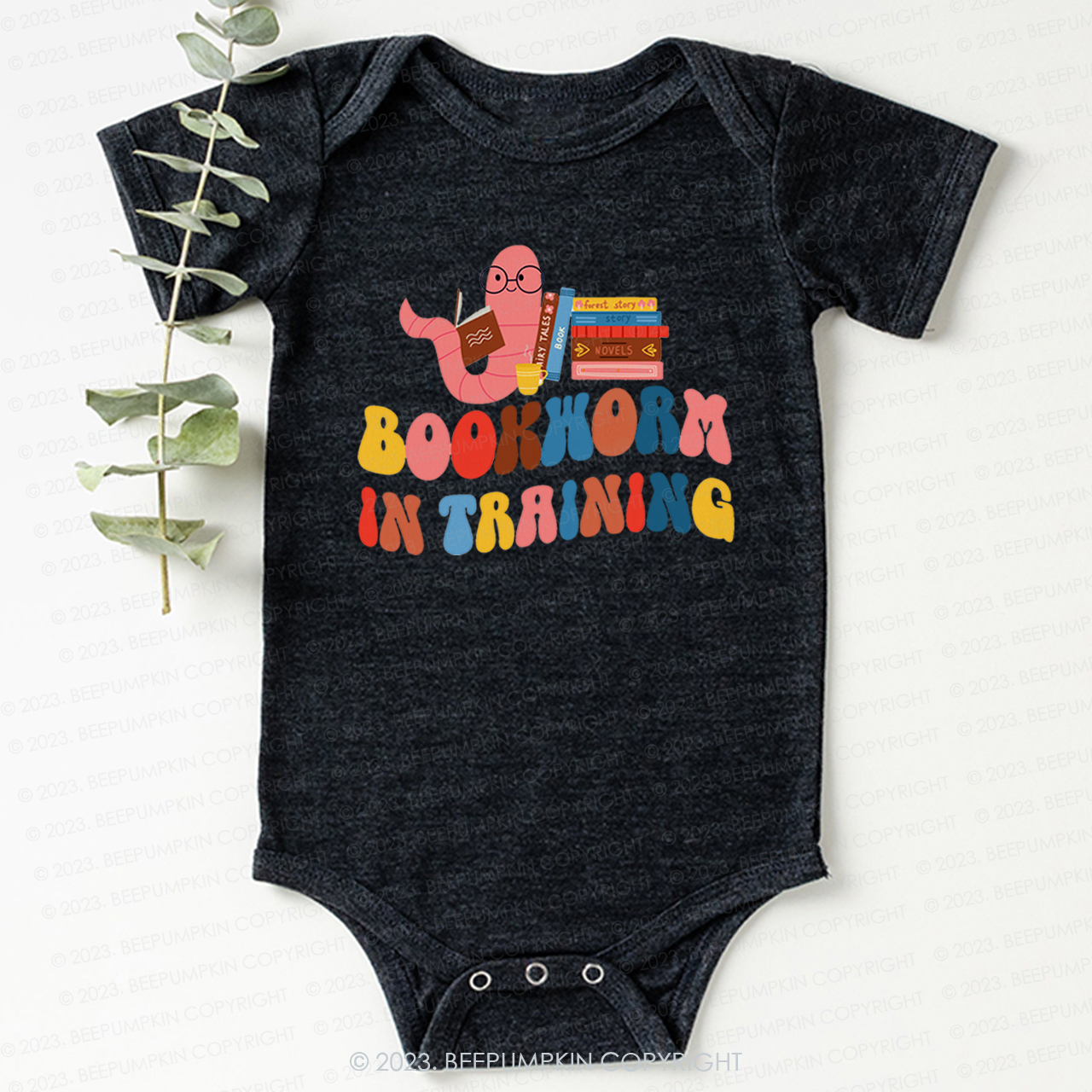 Bookworm In Training Bodysuit For Baby
