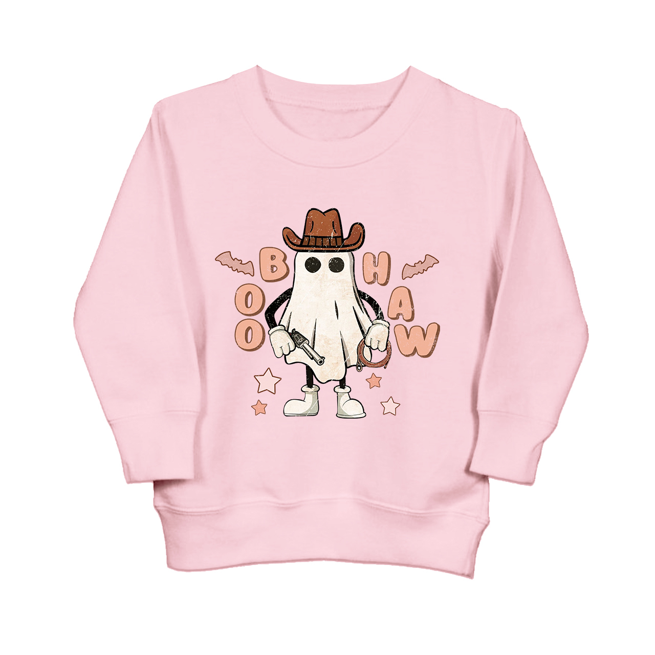 Cowboy Ghost Halloween Kids Sweatshirt