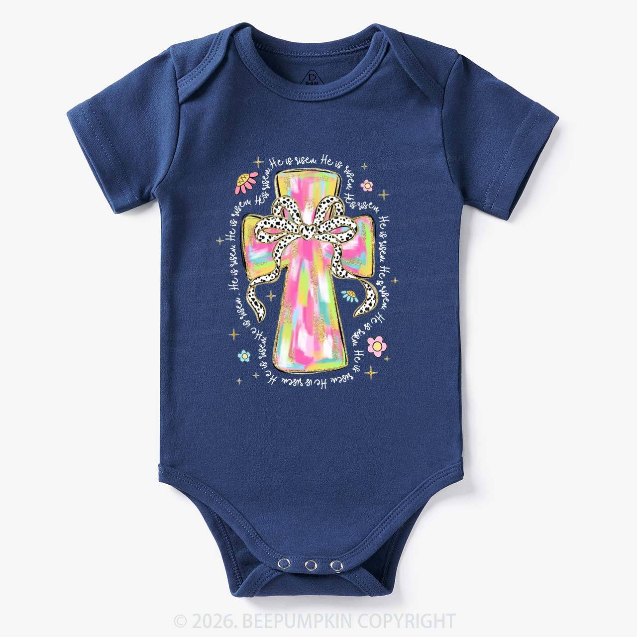 Pastel Easter Christian Baby Bodysuit