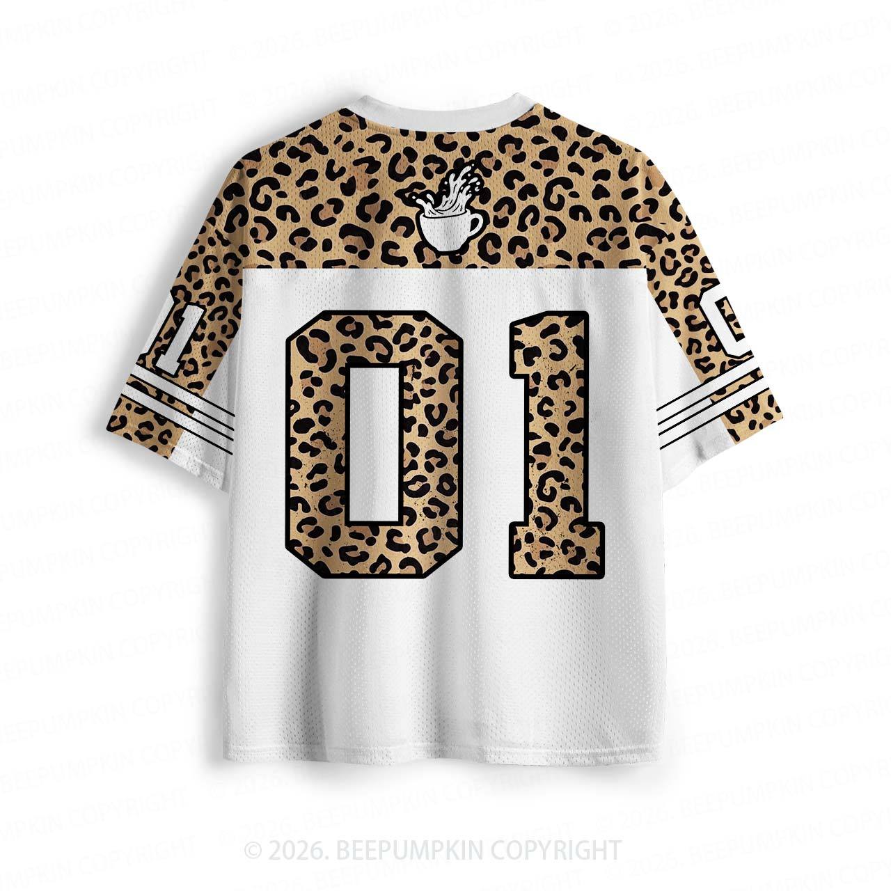 Caffeine And Chaos Funny Mesh Jersey For Family