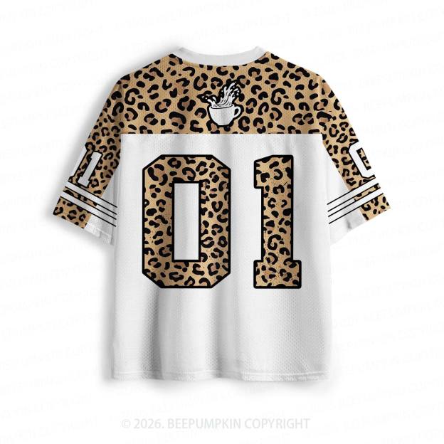 Caffeine And Chaos Funny Mesh Jersey For Family