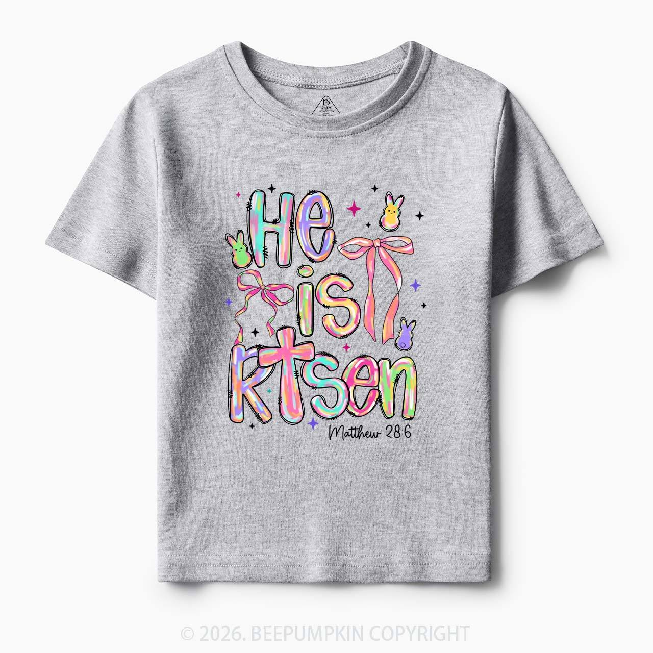 Risen In Color  Candy Bunny Toddler&Kids Tees