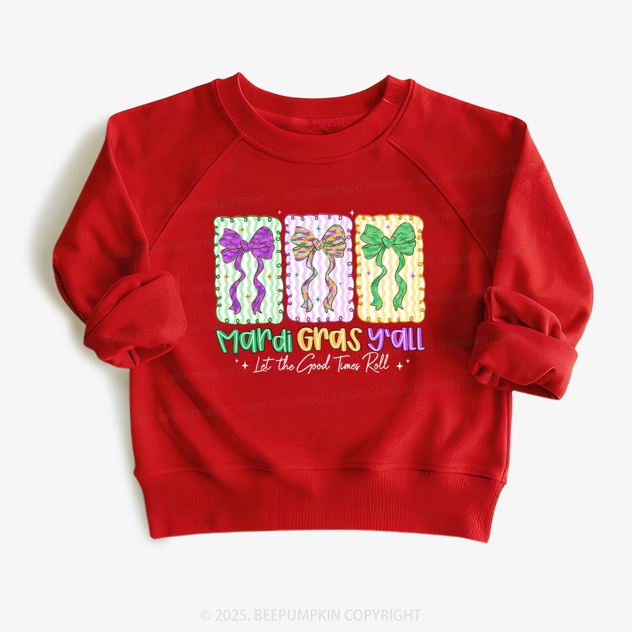 Let The Good Times Roll Kid's Sweatshirt