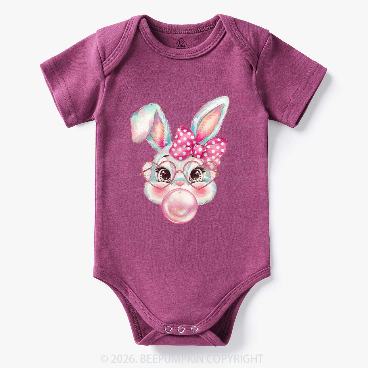 Sassy Bunny Bubble Baby Bodysuit