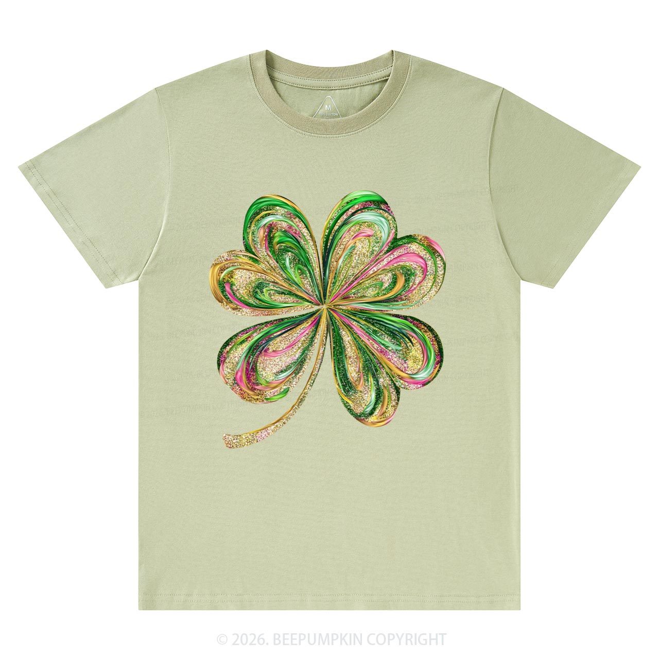 Retro Lucky Shamrock St Patrick's Day T-Shirts Beepumpkin