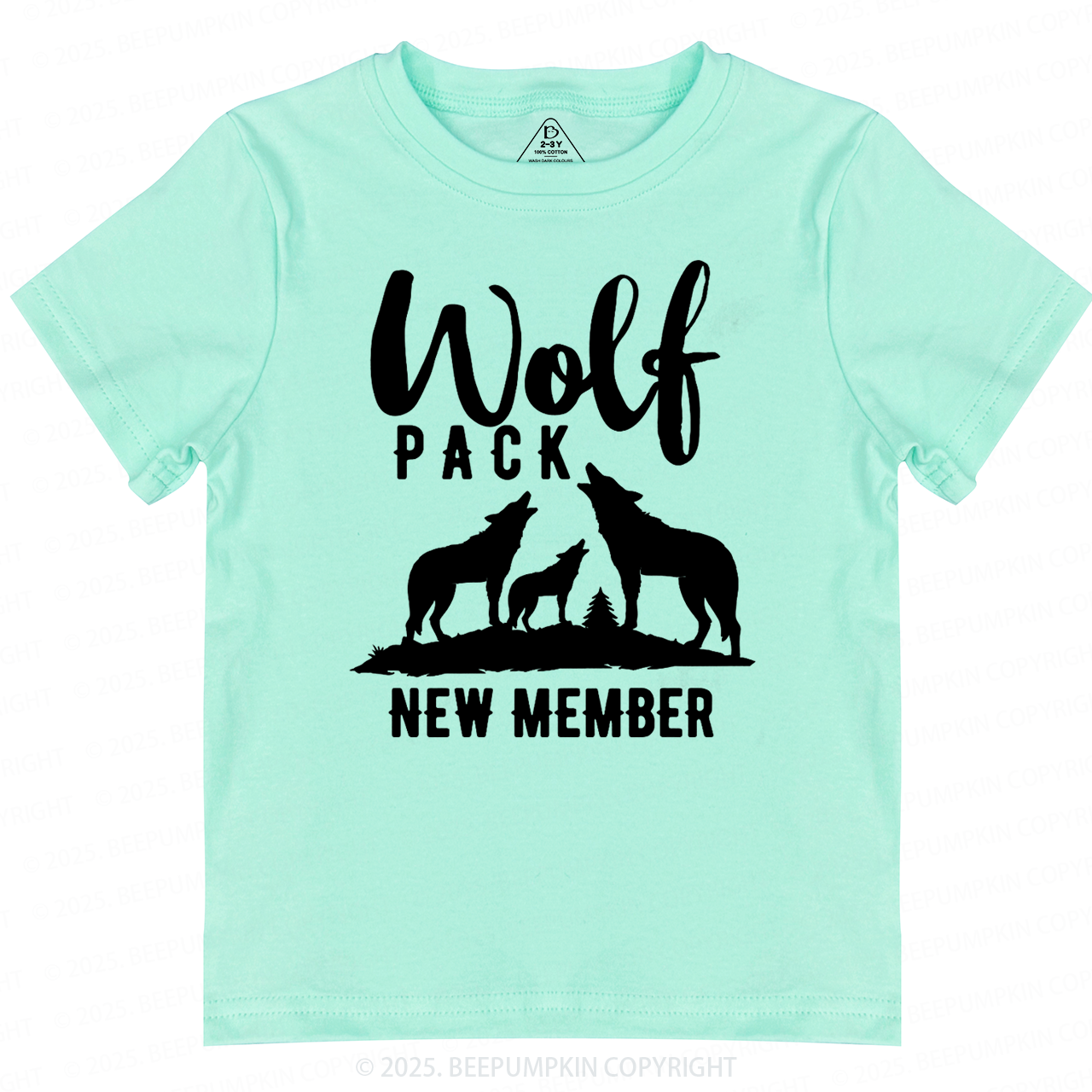 Wolf Pack New Member Toddler&Kid's Tees Beepumpkin