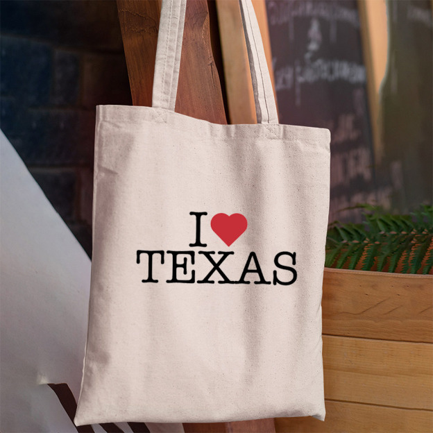I Love Texas Tote Bag