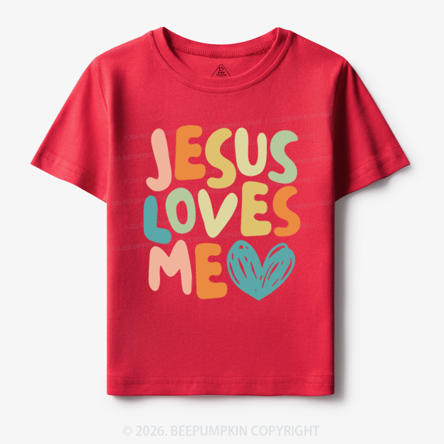 Jesus Loves Me Christian Toddler&Kid's Tees