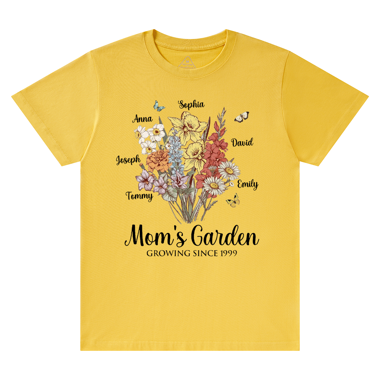 Personalized Mom's Garden T-Shirts