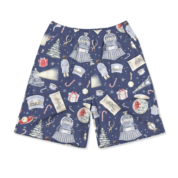 Magical Holiday Express All-Over Print Short Family Matching Pajama Sets