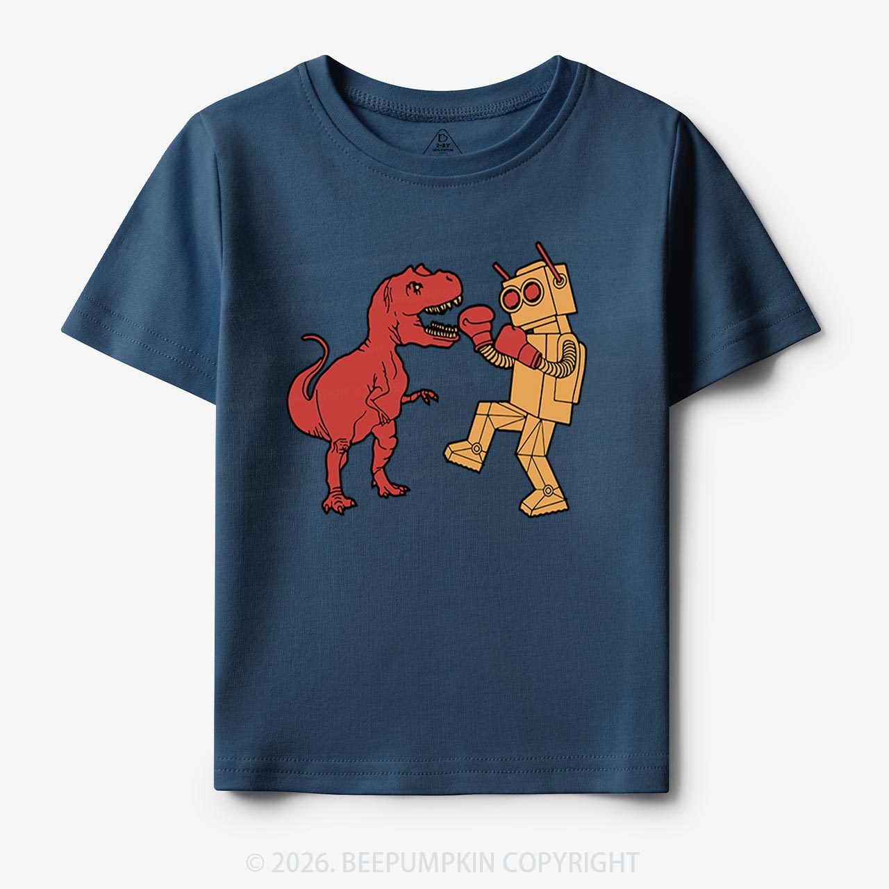 Kids Dinosaur Vs Robot Kids Shirt