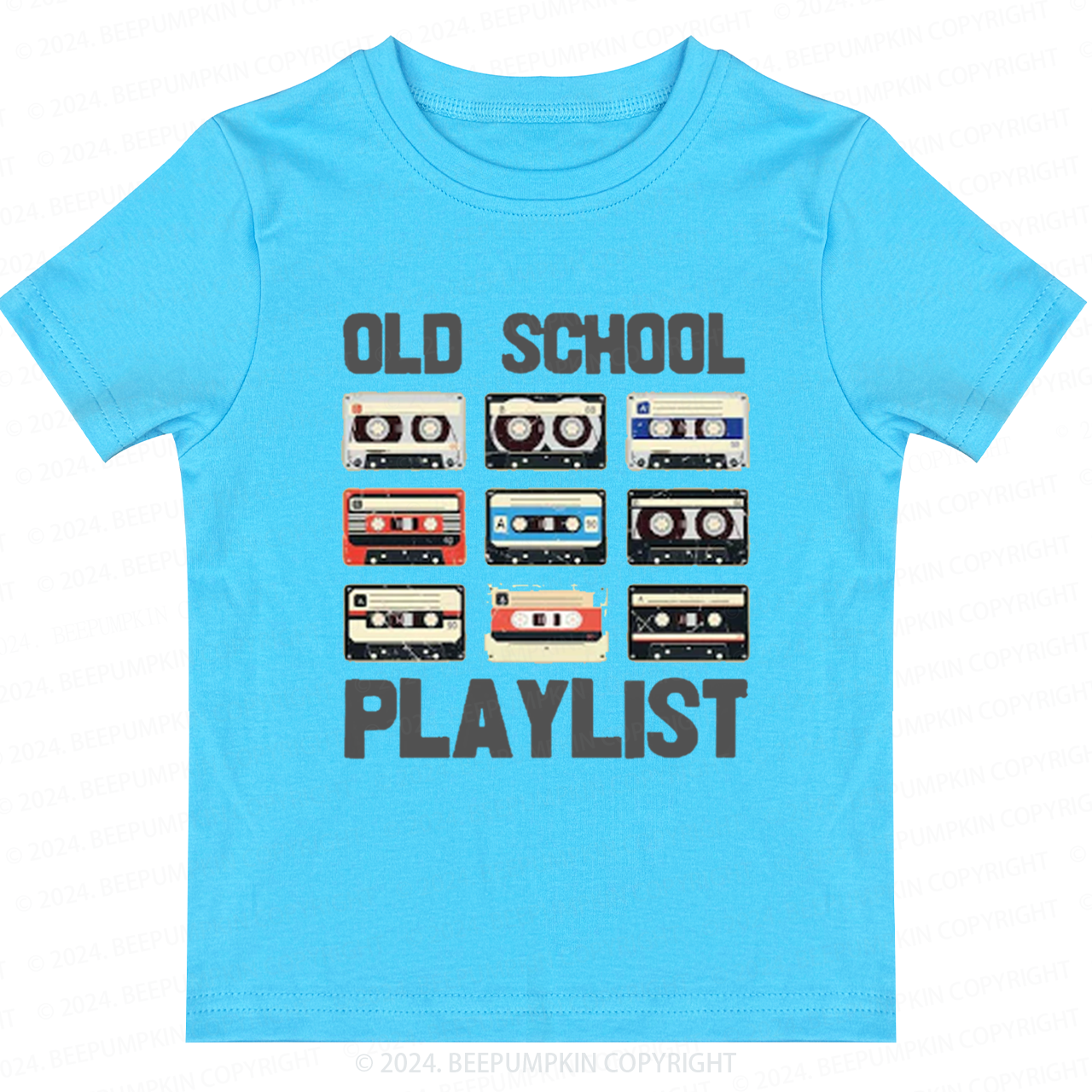 Old School Playlist Toddler&Kids Tees 8