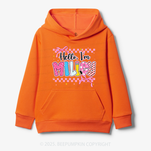 Personalized Sweet & Sassy Kid's Hoodies Beepumpkin