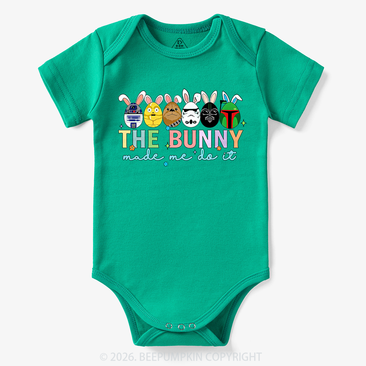 Cute Cartoon Characters Happy Easter Bodysuit