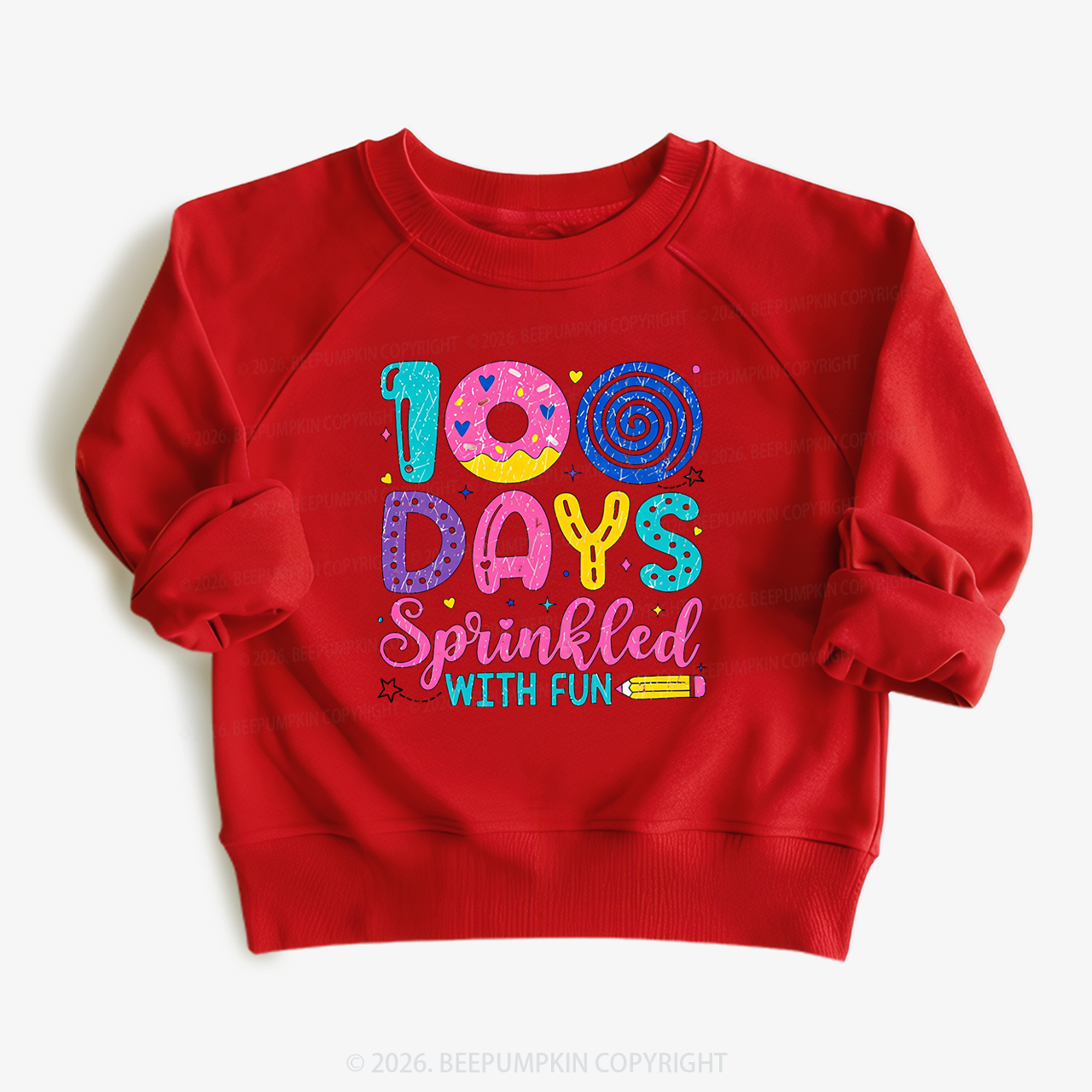 100 Days Sprinkled With Fun Toddler&Kid's Sweatshirt