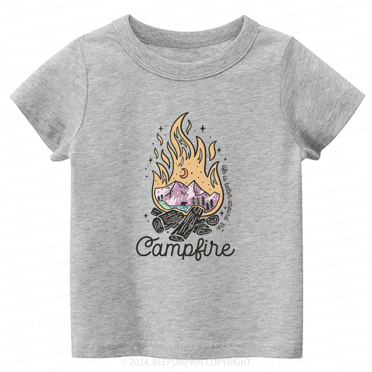  Retro Camping Toddler&Kids Tees 