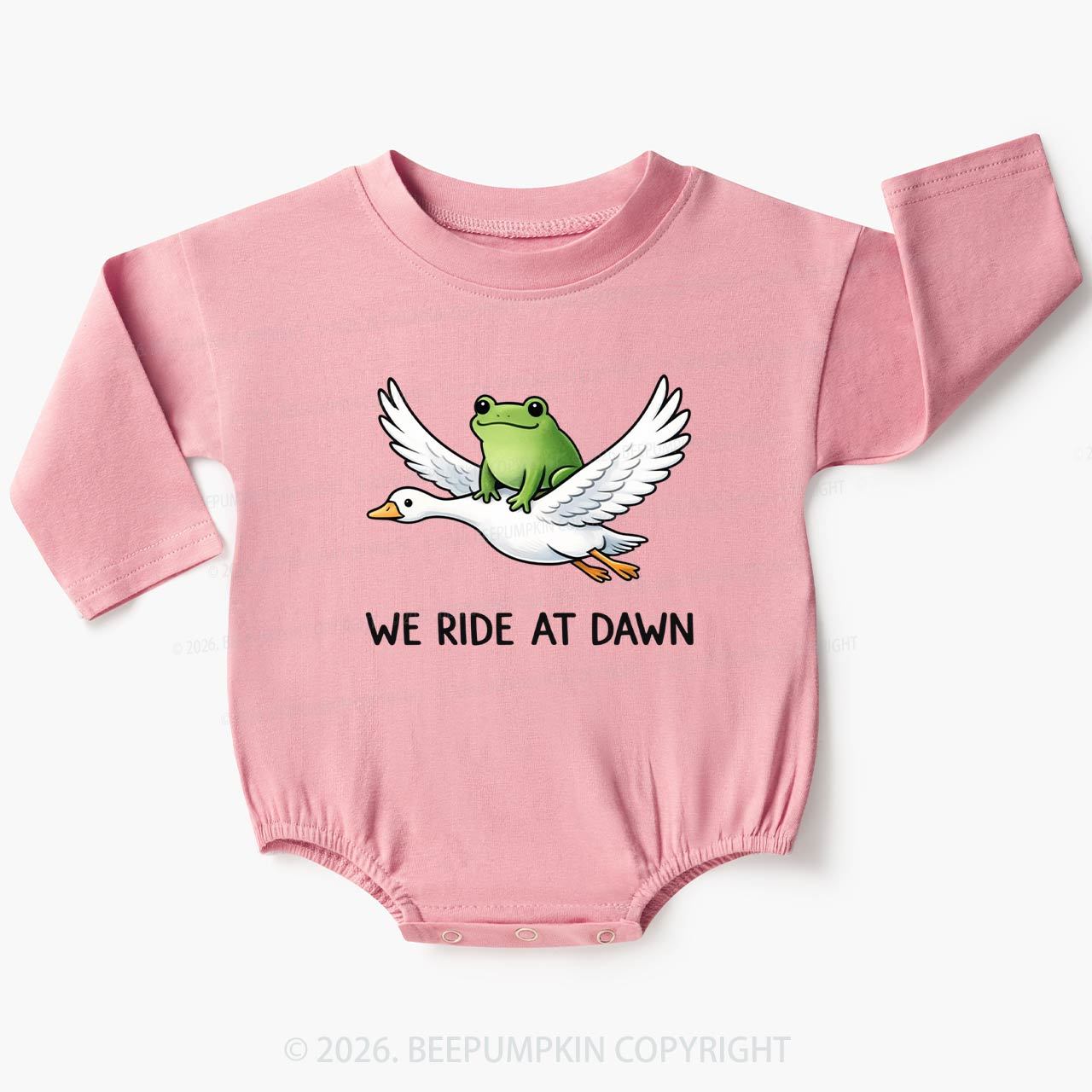 We Ride at Dawn Baby Bubble Romper