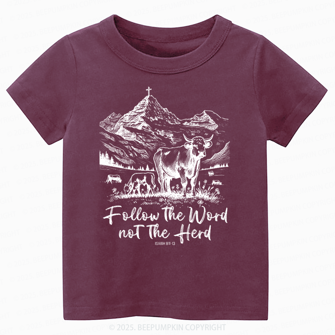 Follow The Word Not The Herd Toddler&Kid's Tees Beepumpkin