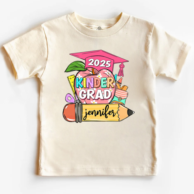 Personalized Kindergarten Graduation Toddler&Kid's Tees Beepumpkin 