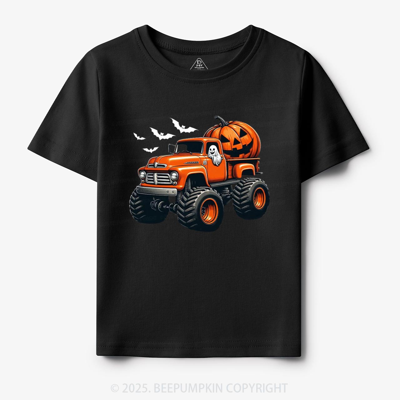 Halloween Truck Toddler&Kid's Tees Beepumpkin