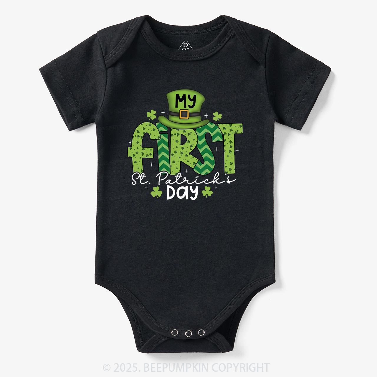 Baby’s First Luck St. Patrick's Day Bodysuit Beepumpkin