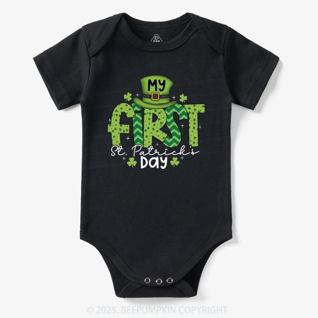 Baby’s First Luck St. Patrick's Day Bodysuit Beepumpkin