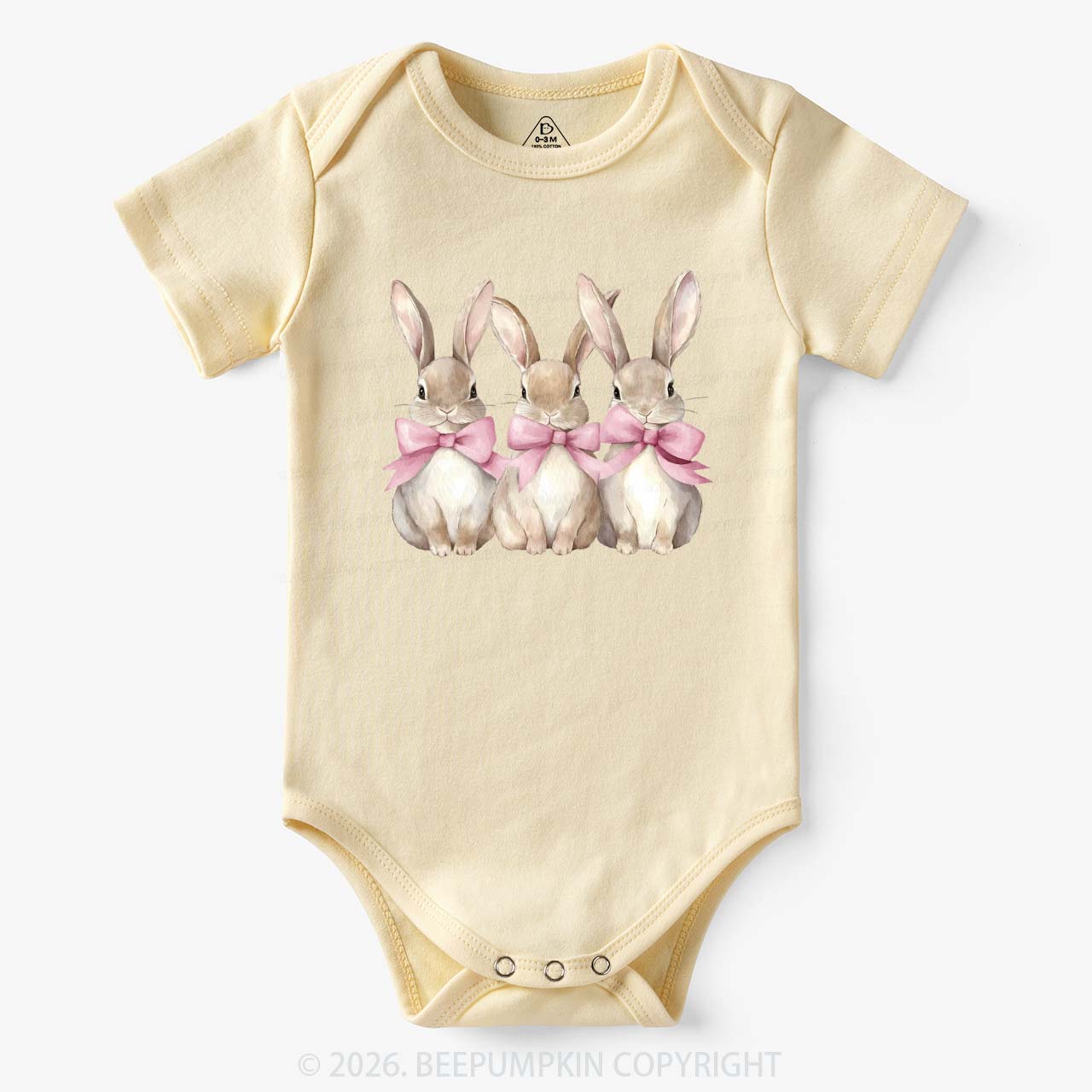 Triple Bunny Hug Easter Bodysuit